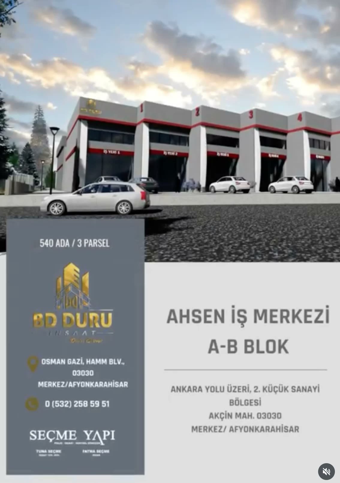 Ahsen İş Merkezi A-B Blok proje görseli